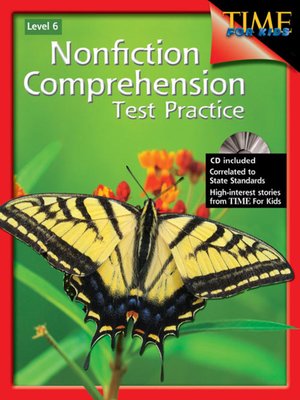 cover image of Nonfiction Comprehension Test Practice: Level 6